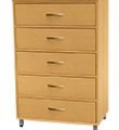 CFC Healthcare 409-0250 Paxton 5 Drawer Dresser