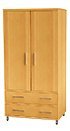 CFC Healthcare 409-0620 Paxton Double Wardrobe