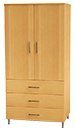 CFC Healthcare Wardrobe 406-0630 2 Doors 3 Drawers