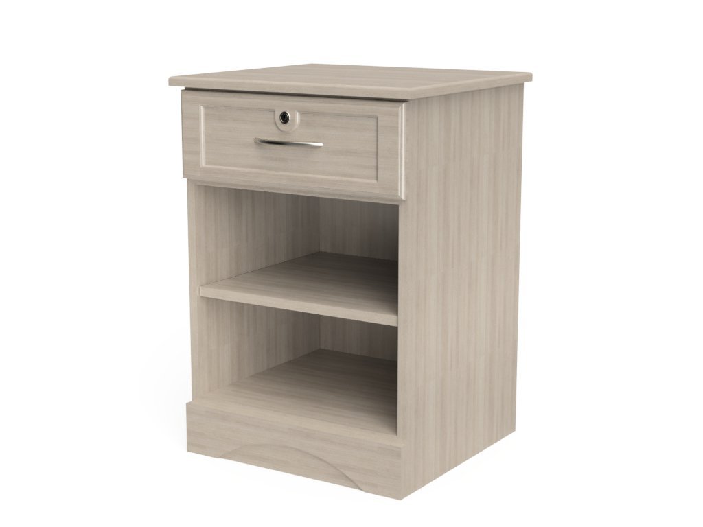 Sedona Bedside Cabinet with Top Drawer - 404-0110