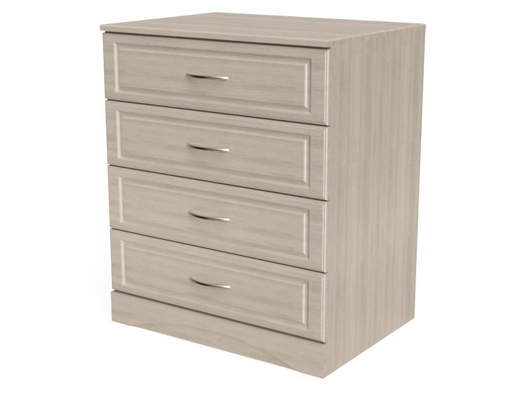 Sedona Casework Bedside Cabinet with 4 drawers - 404-0242
