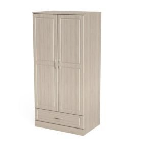 Sedona Casework Wardrobe - 35" with 1 Drawer + Divider - 404-0610