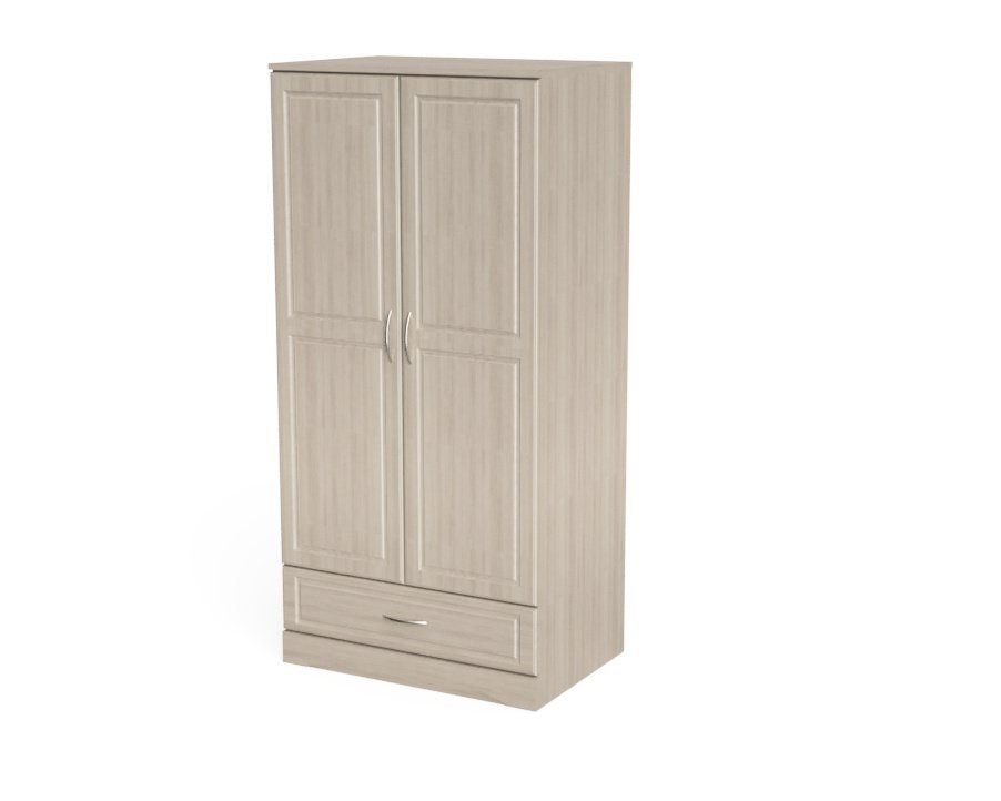 Sedona Casework Wardrobe - 35" with 1 Drawer + Divider - 404-0610