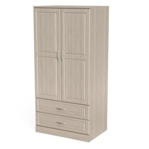 Sedona Casework Wardrobe - 35" with 2 Drawers 404-0620