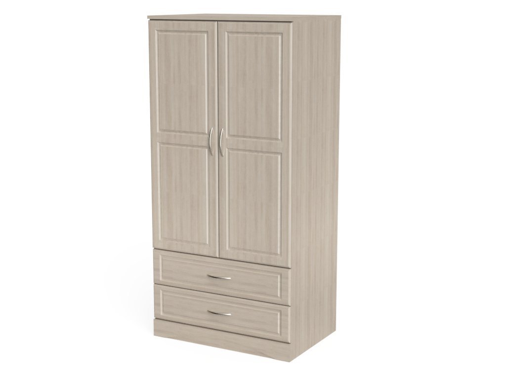 Sedona Casework Wardrobe - 35" with 2 Drawers 404-0620
