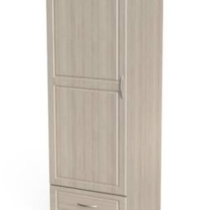 Sedona Casework Wardrobe - Single Door with 1 Drawer - 404-051L